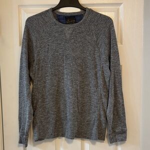 Men’s Lucky Brand Heather Gray Thermal Sweater